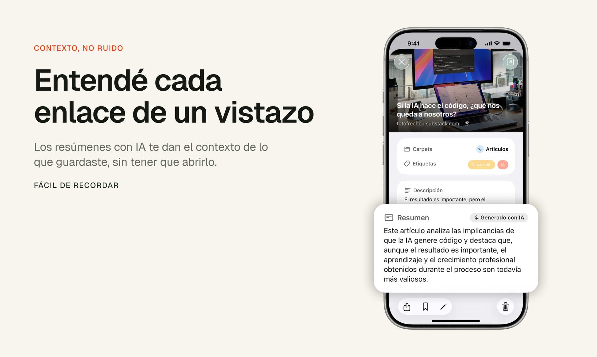 Entiende de un vistazo