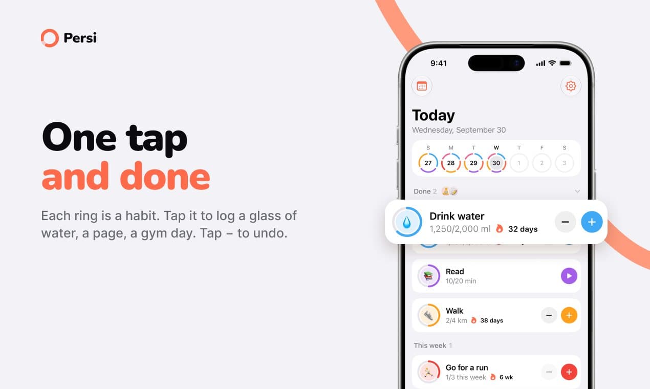 One tap and done
