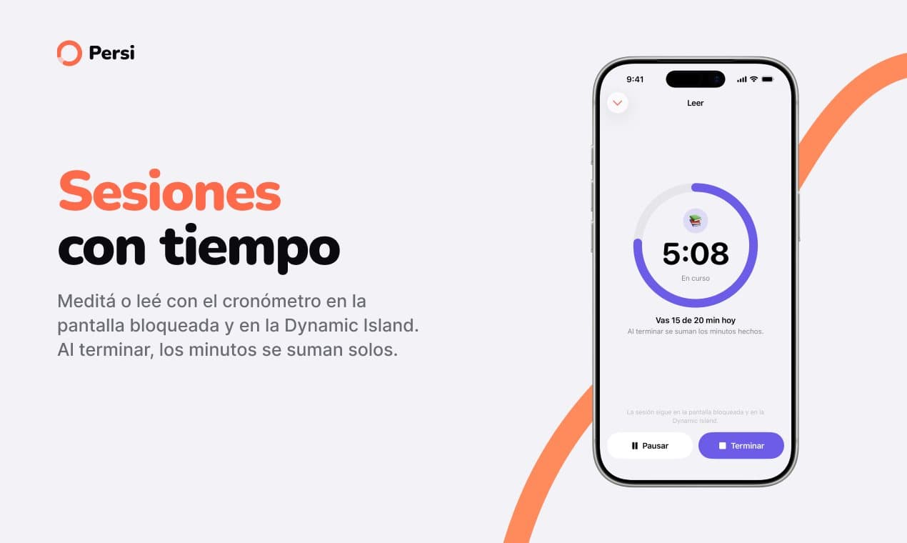 Sesiones con tiempo